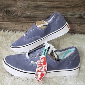New Vans Comfycrush Authentic Suede Blue Sneakers
